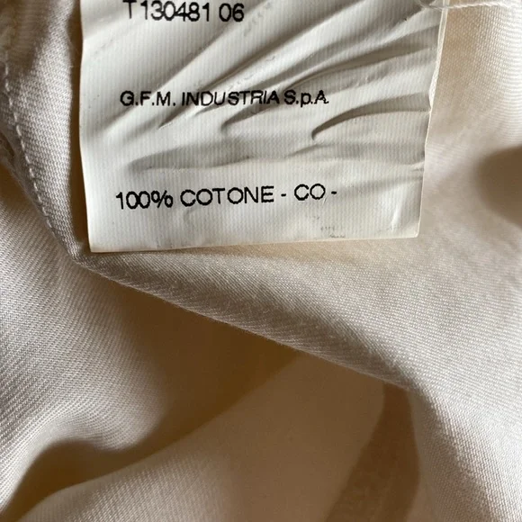 Hache Made in Italy 🇮🇹 💯 Cotton Dress Side Pockets Butter Soft Never Used